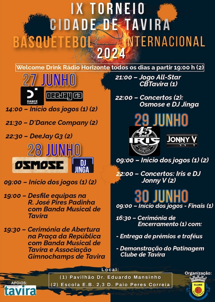 Basquetebol-Tavira-Programa